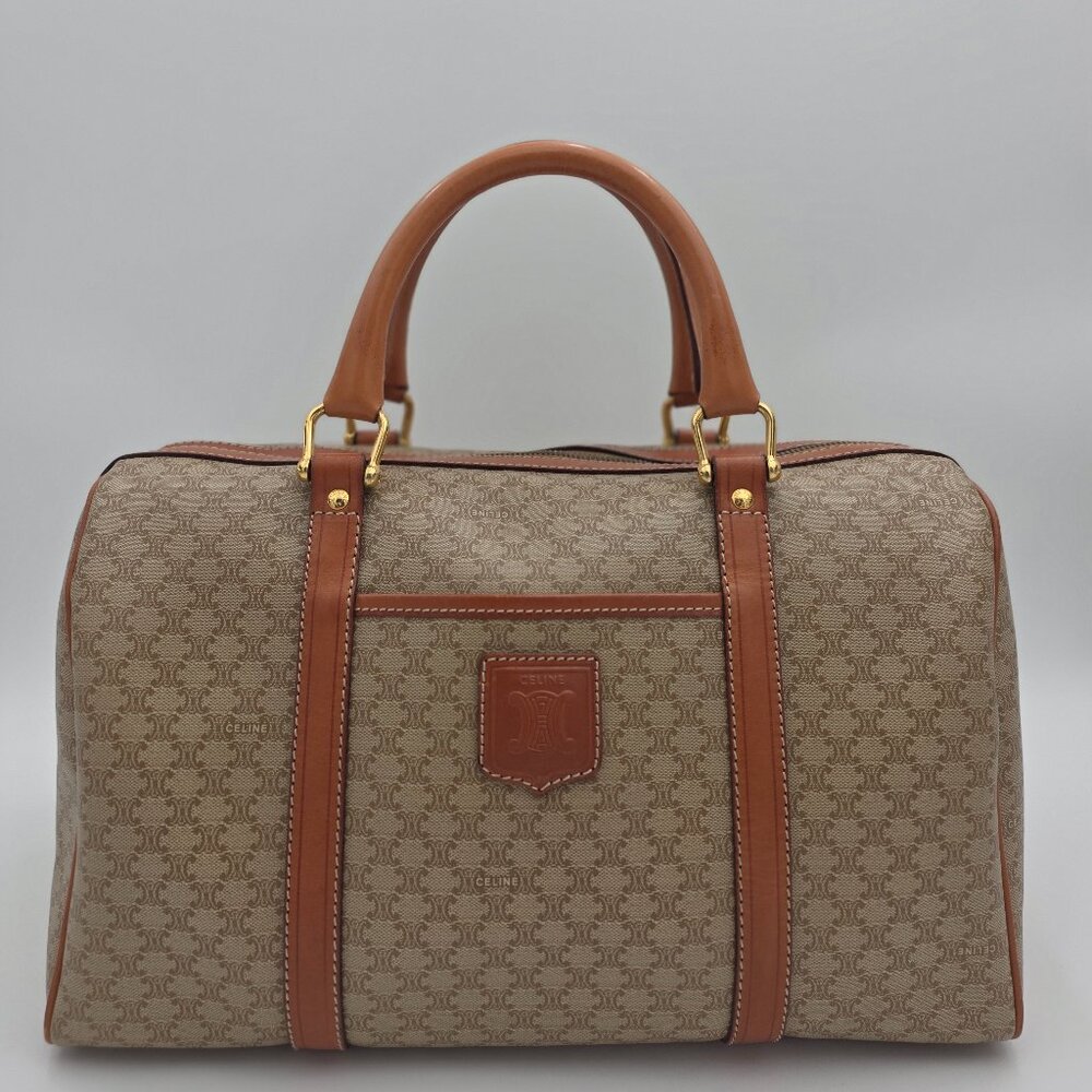 Vintage Macadam Celine Boston Bag